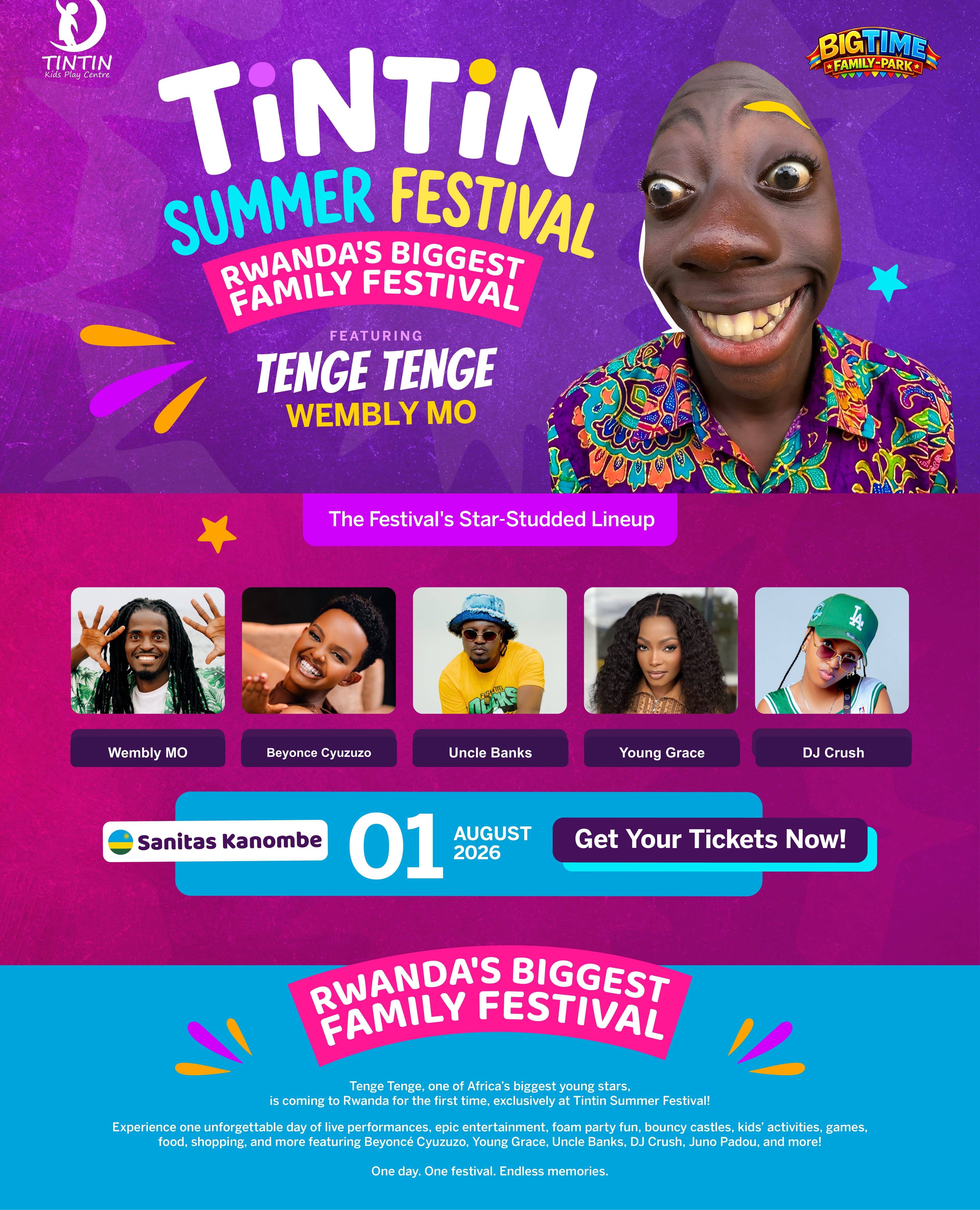 Tintin Summer Festival featuring Tenge Tenge